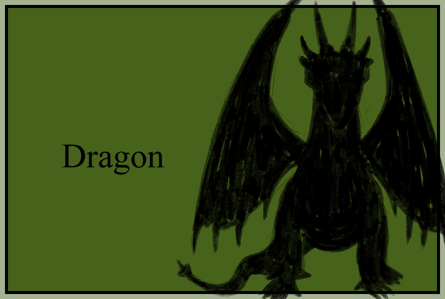 Silhouette du personnage Dragon.