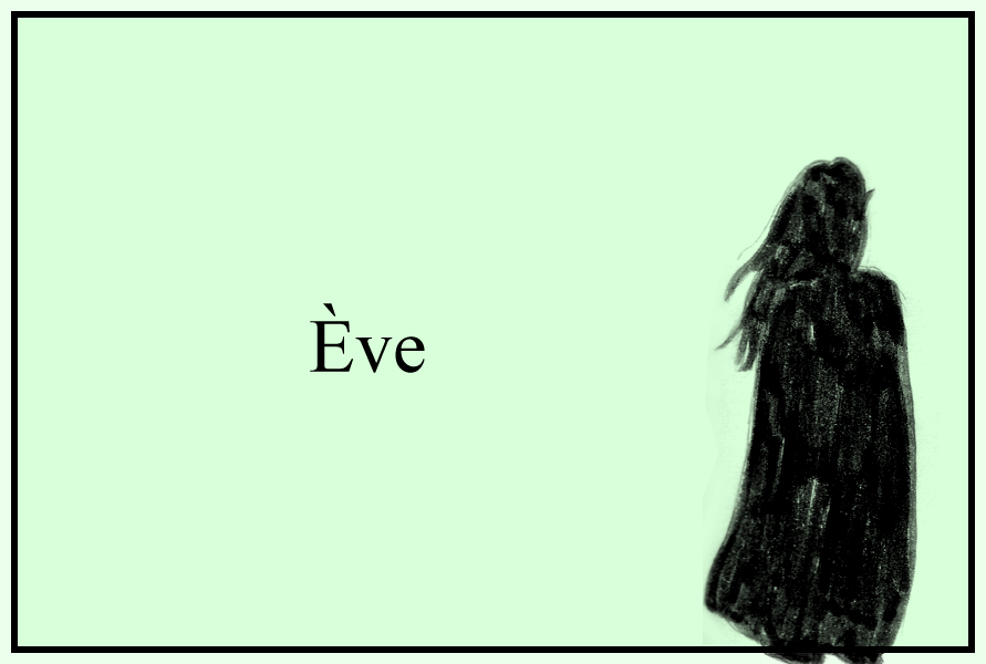 Silhouette du personnage Ève.